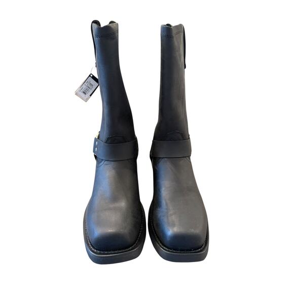 Dingo Black Leather Men's Boots - Picture 7 of 12